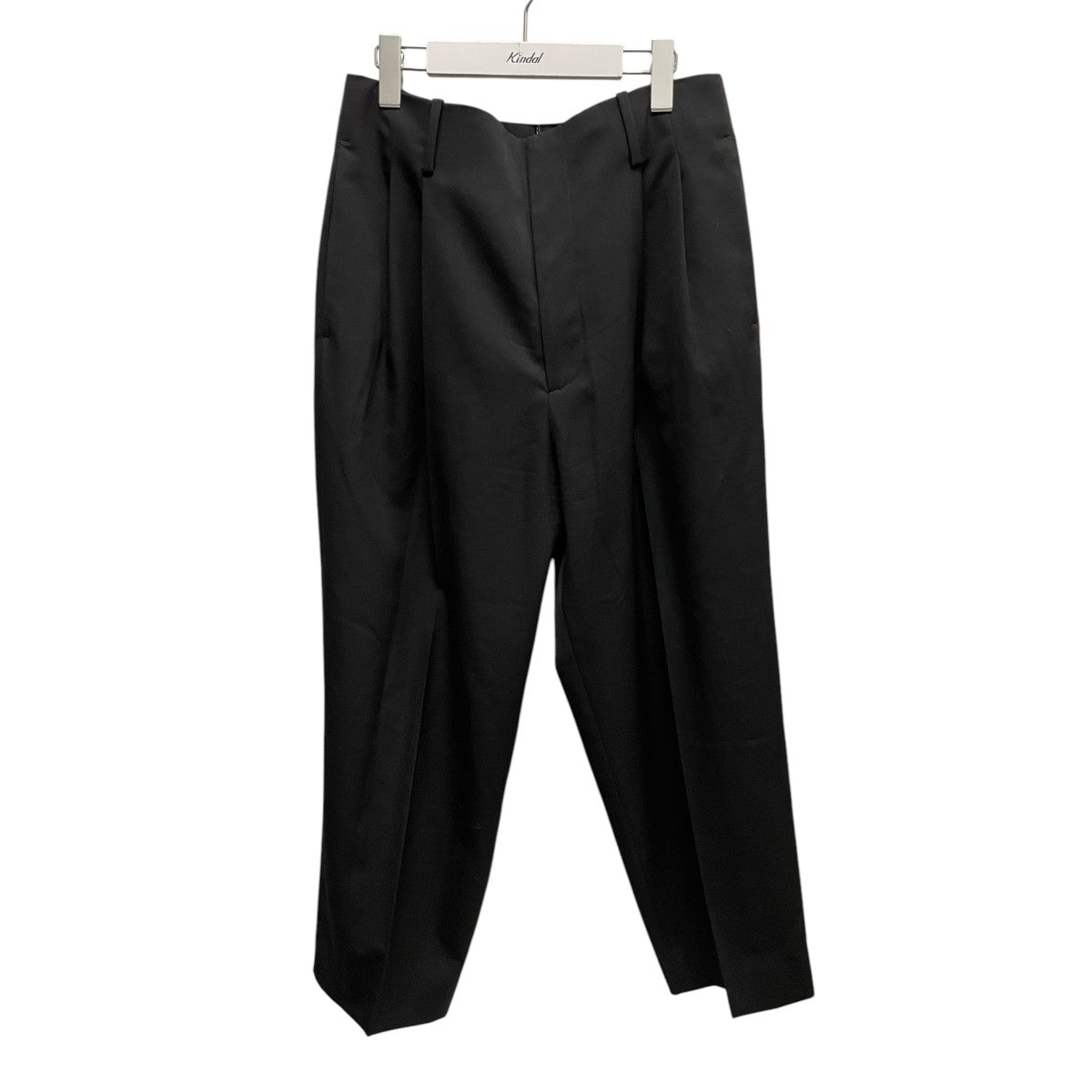 シュタイン　stein 黒 スラックス SSSTEIN＜シュタイン＞ タック入りワイドパンツ（2241712