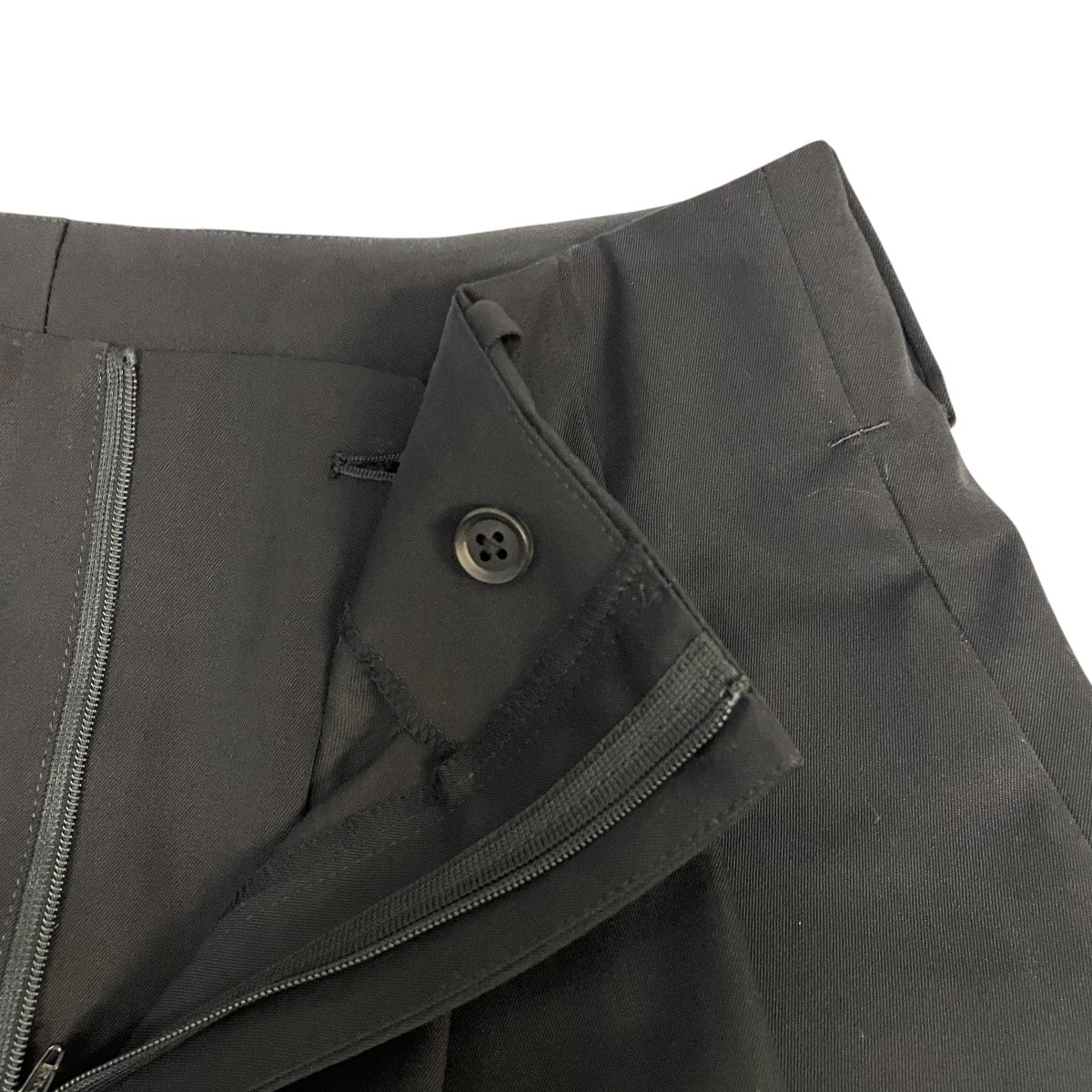 stein ブラック スラックス Mサイズ期間限定 stein(シュタイン) ST．498 BELTLESS WIDE TROUSERSスラックス