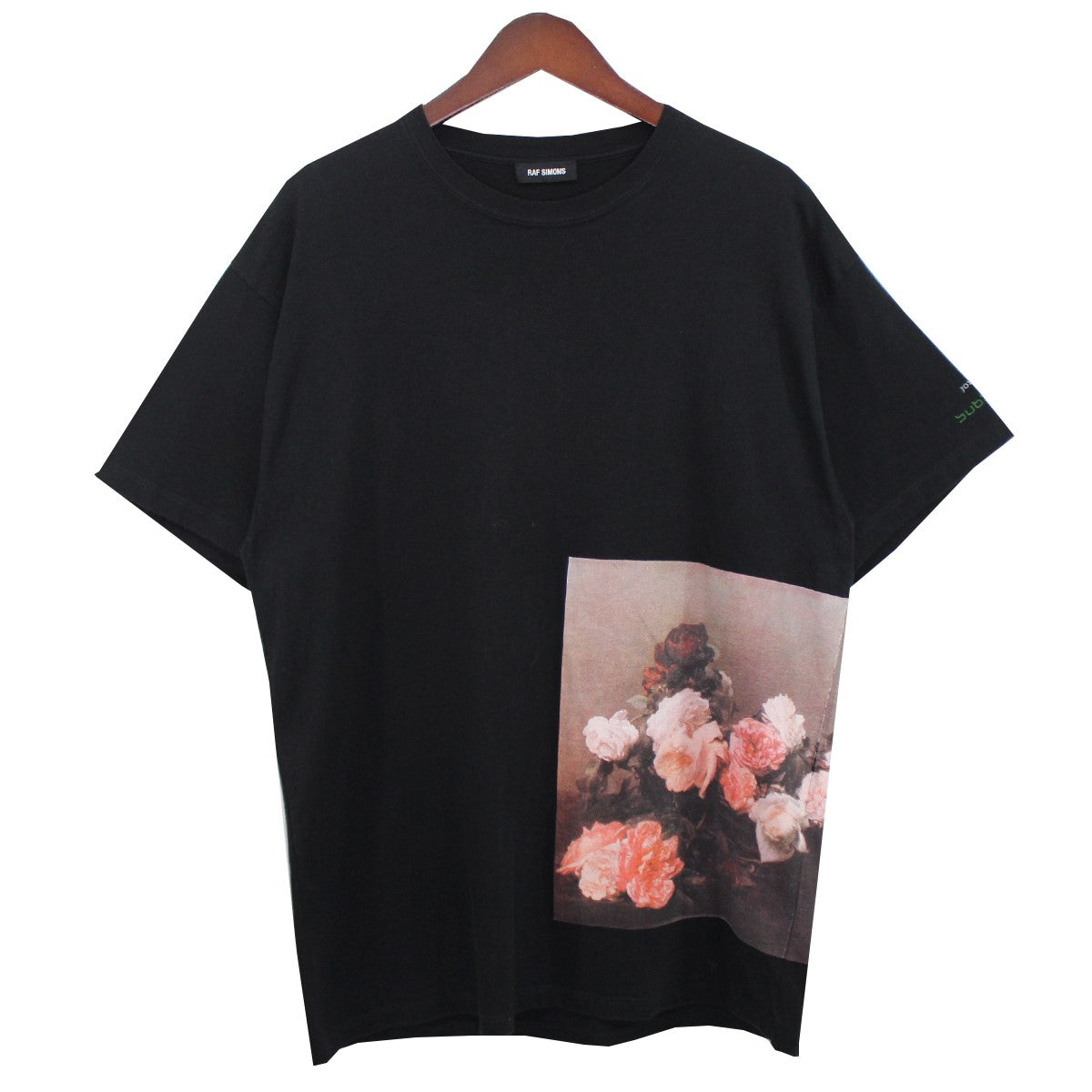 18SS 権力の美学 JOY DIVISION Flowers プリントTシャツ