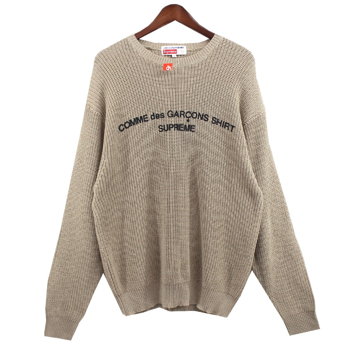 希少 18AW Front Logo Sweater フロントロゴ セーター コットンニット 【2月14日値下】