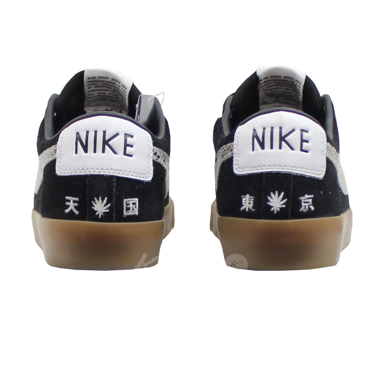 NIKE SB×WACKO MARIA(NIKE SB×ワコマリア ナイキ) 天国東京 BLAZER LOW SB SNAKESKIN ブレーザー  ロー スネーク スニーカー