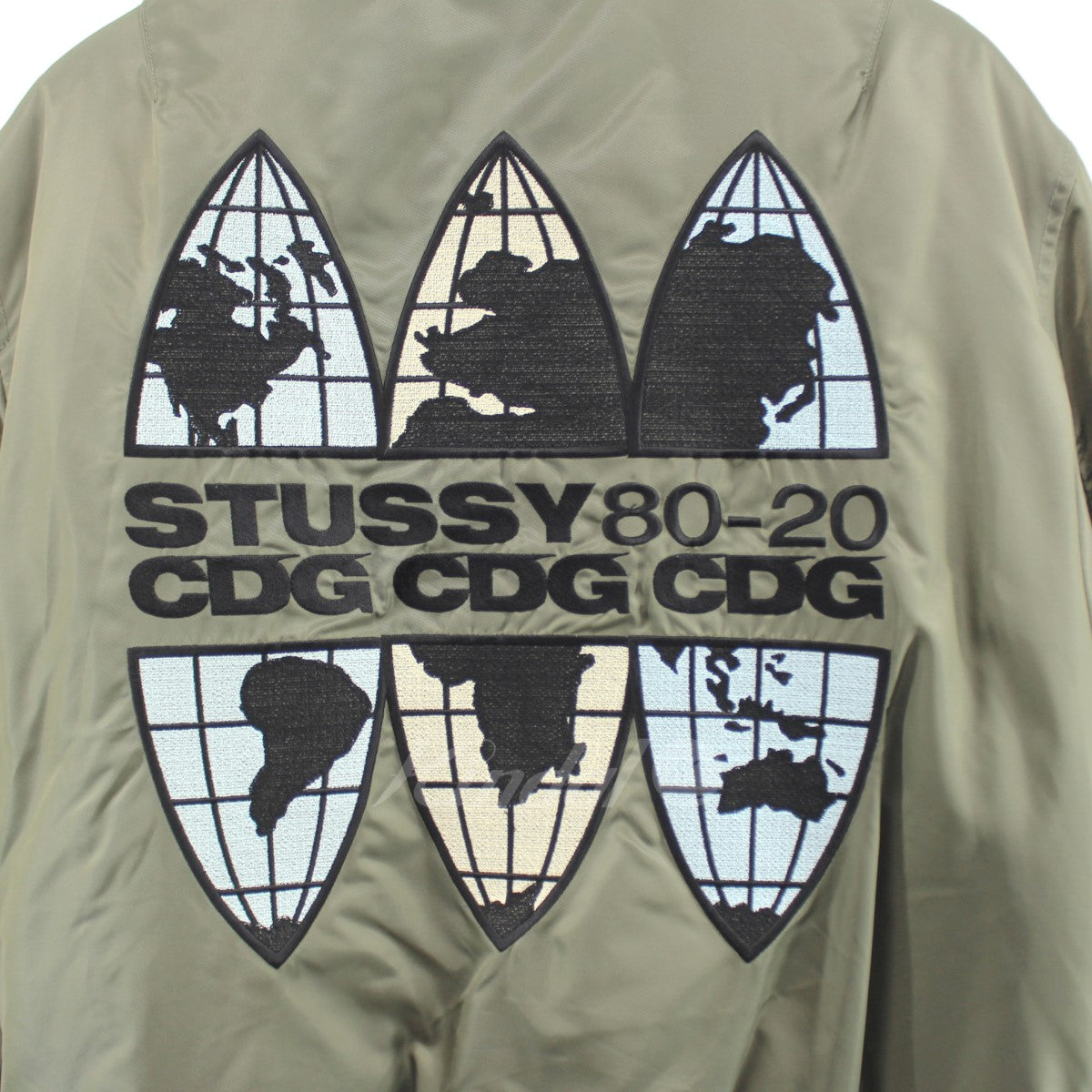 STUSSY × Comme des Garcons 20AW 40th Anniversary CDG MA-1 Jacket ...