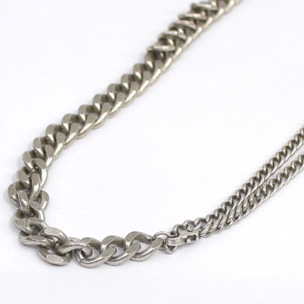 Brass 6-way Curved Chain Bracelet Necklace ネックレス