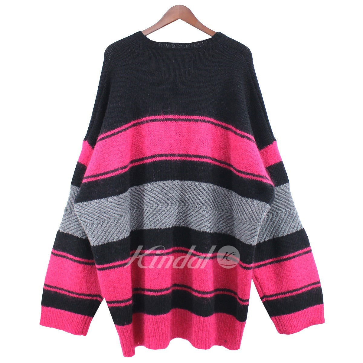 DAIRIKU 古着・中古 21AW Molly Border Mohair Knit オーバーサイズ ボーダー モヘヤ ニット