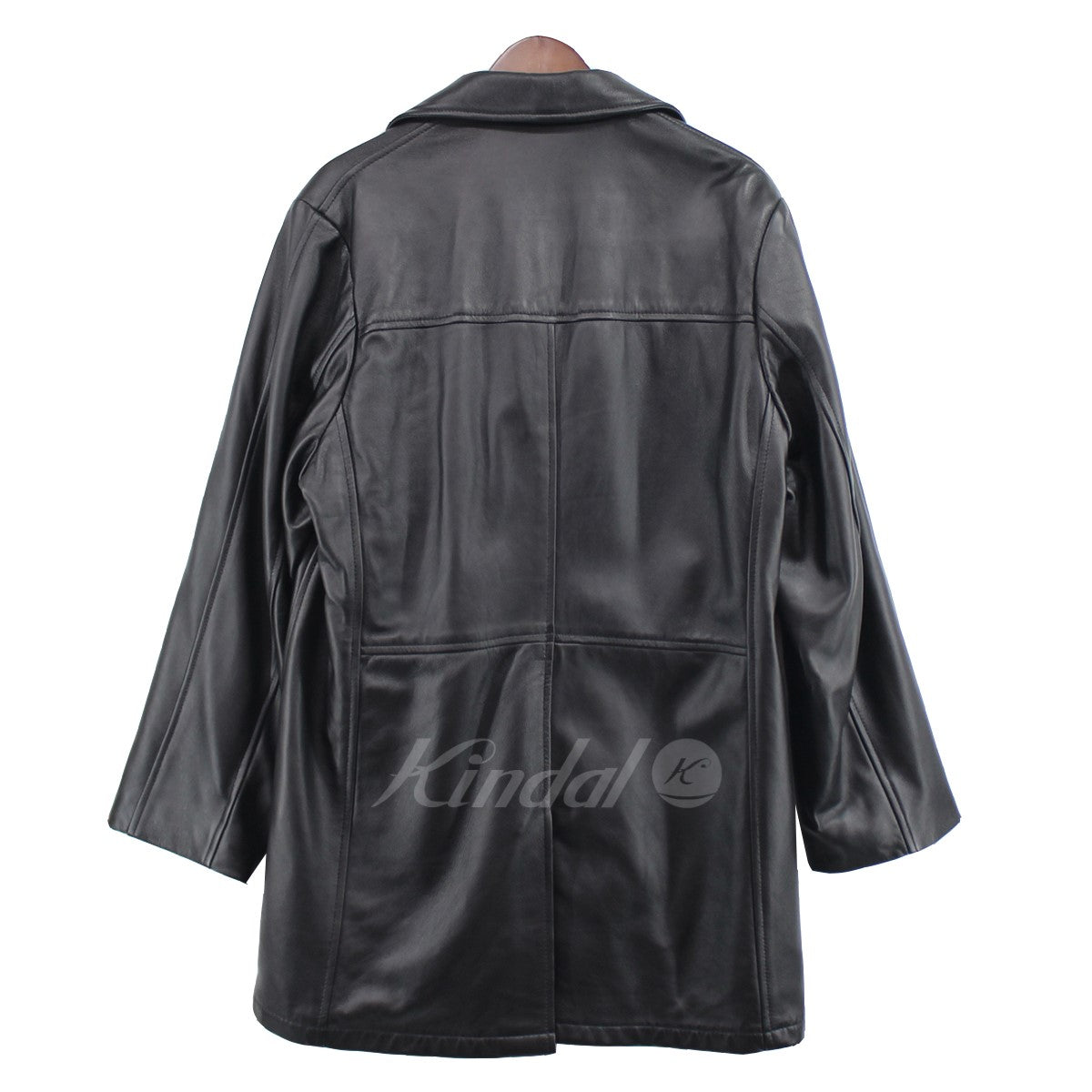 SUPREME×Schott 稀少 19AW Leather Overcoat レザー オーバーコート 