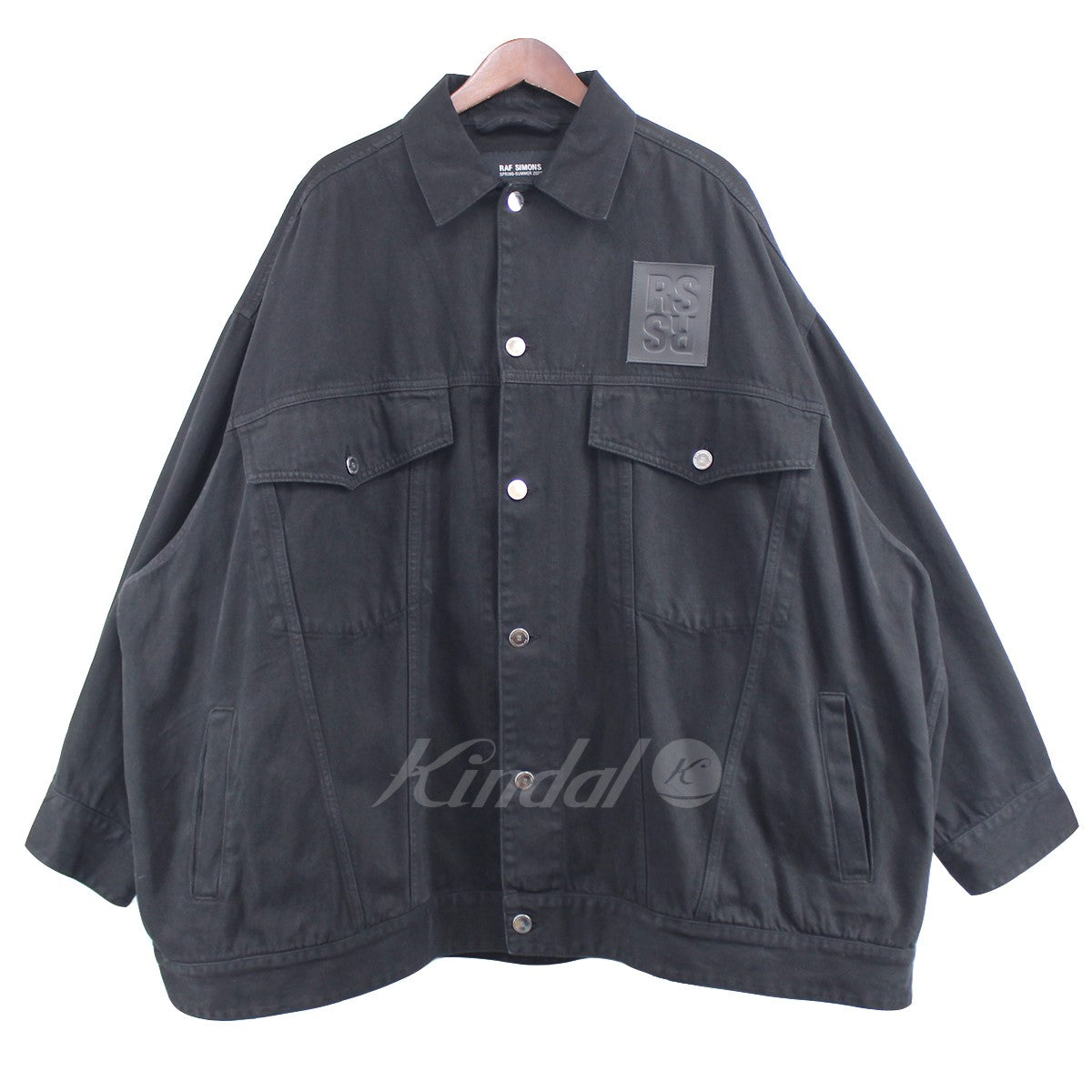 34,800円22SS RAF SIMONS oversized denim jacket S