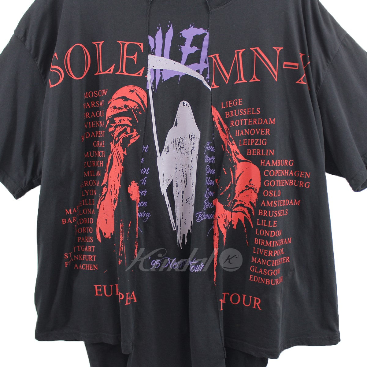 RAF SIMONS(ラフシモンズ) 稀少 22SS Solemn X Doubled T-Shirt ロゴ 