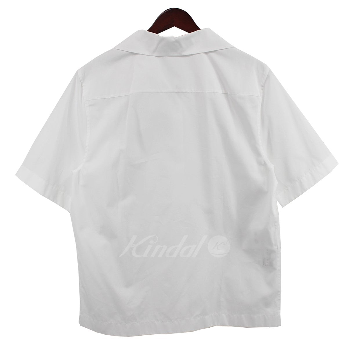 PRADA(プラダ) 22SS ロゴ トライアングル ボーリングシャツ 半袖シャツ 
