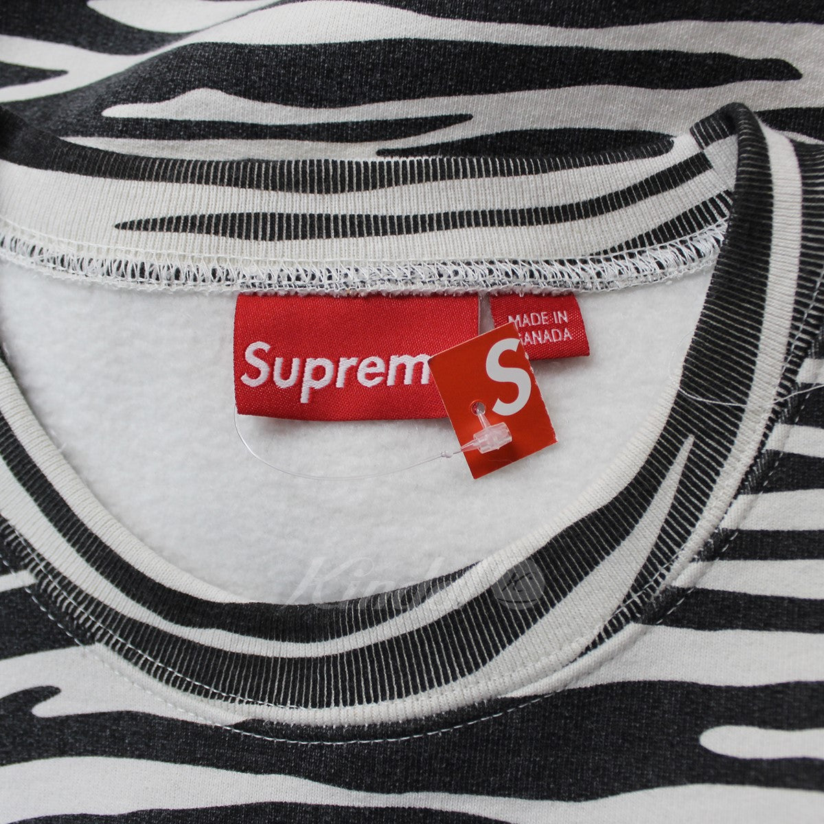 SUPREME 古着・中古 22AW Box Logo Crewneck Zebra ボックス ロゴ クルーネック スウェット