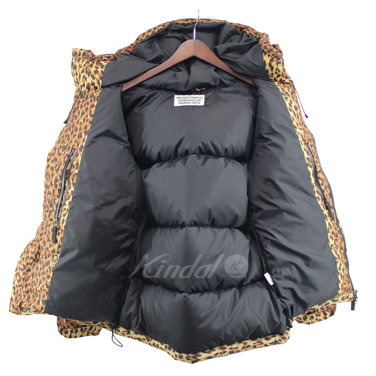 WACKO MARIA(ワコマリア) LEOPARD HOODED DOWN JACKET (TYPE 1) ダウンジャケット レオパード サイズ  14｜【公式】カインドオルオンライン ブランド古着・中古通販【kindal】