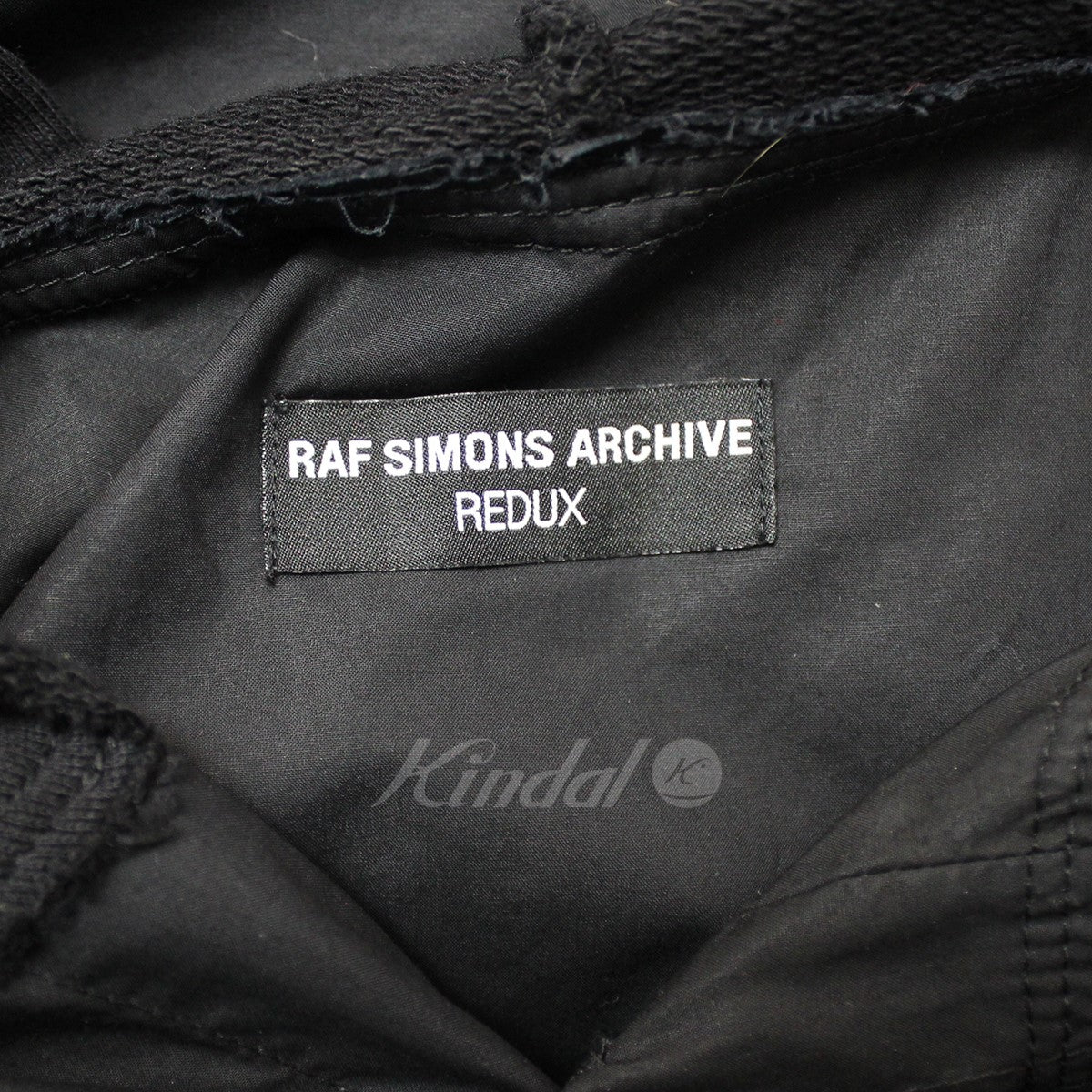 RAF SIMONS ARCHIVE REDUX(ラフ シモンズ アーカイブ レダックス) 21SS 02SS テロ期 復刻 SLEEVELESS  HOODED SHIRT シャツ