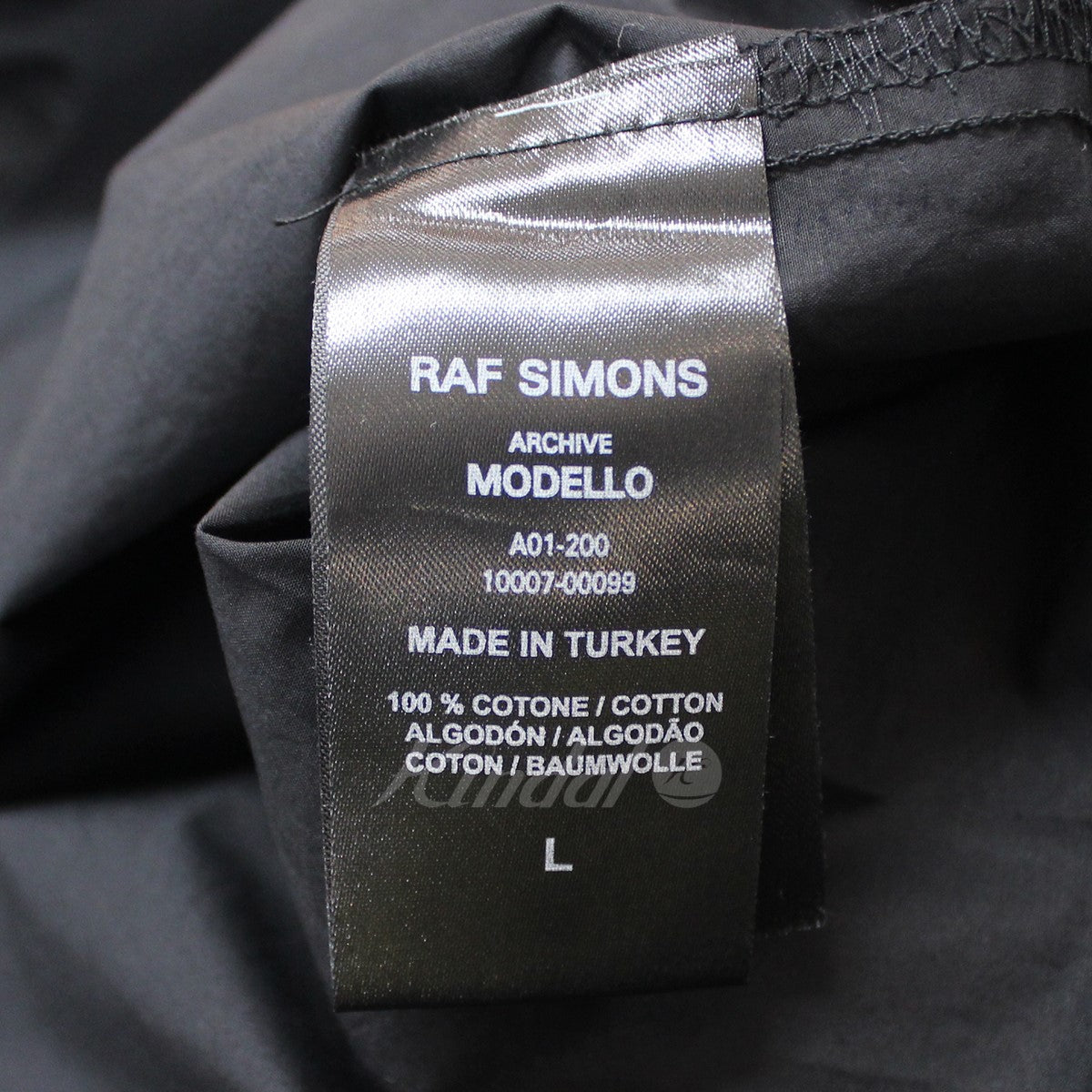 RAF SIMONS ARCHIVE REDUX(ラフ シモンズ アーカイブ レダックス) 21SS 02SS テロ期 復刻 SLEEVELESS  HOODED SHIRT シャツ