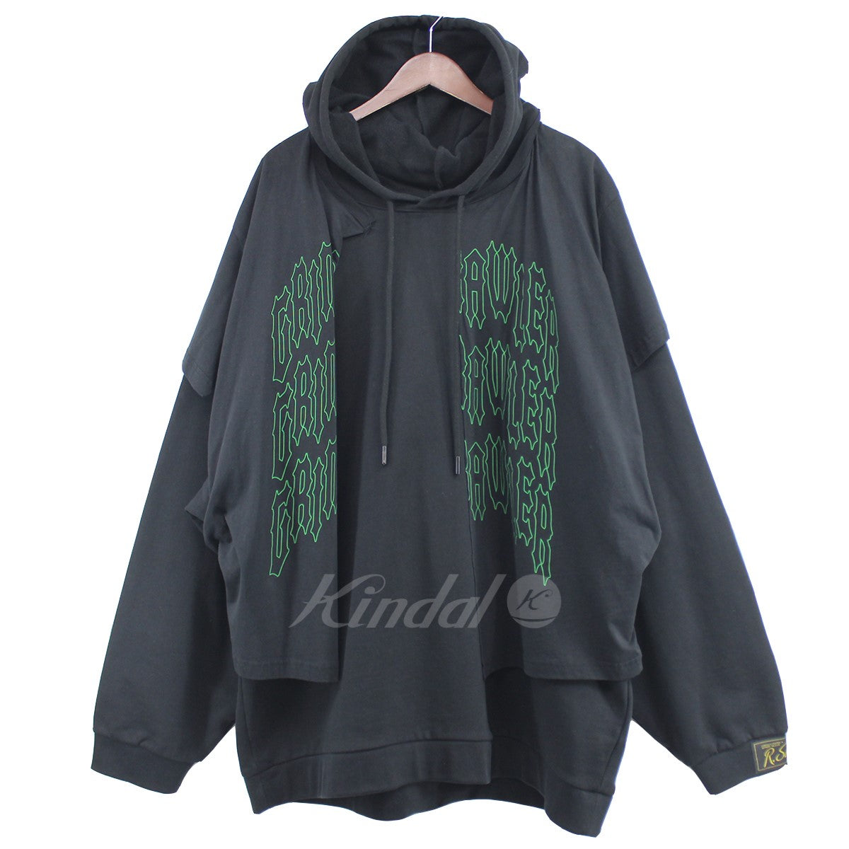 RAF SIMONS(ラフシモンズ) 22SS Hoodie doubled with printed T-shirt ...