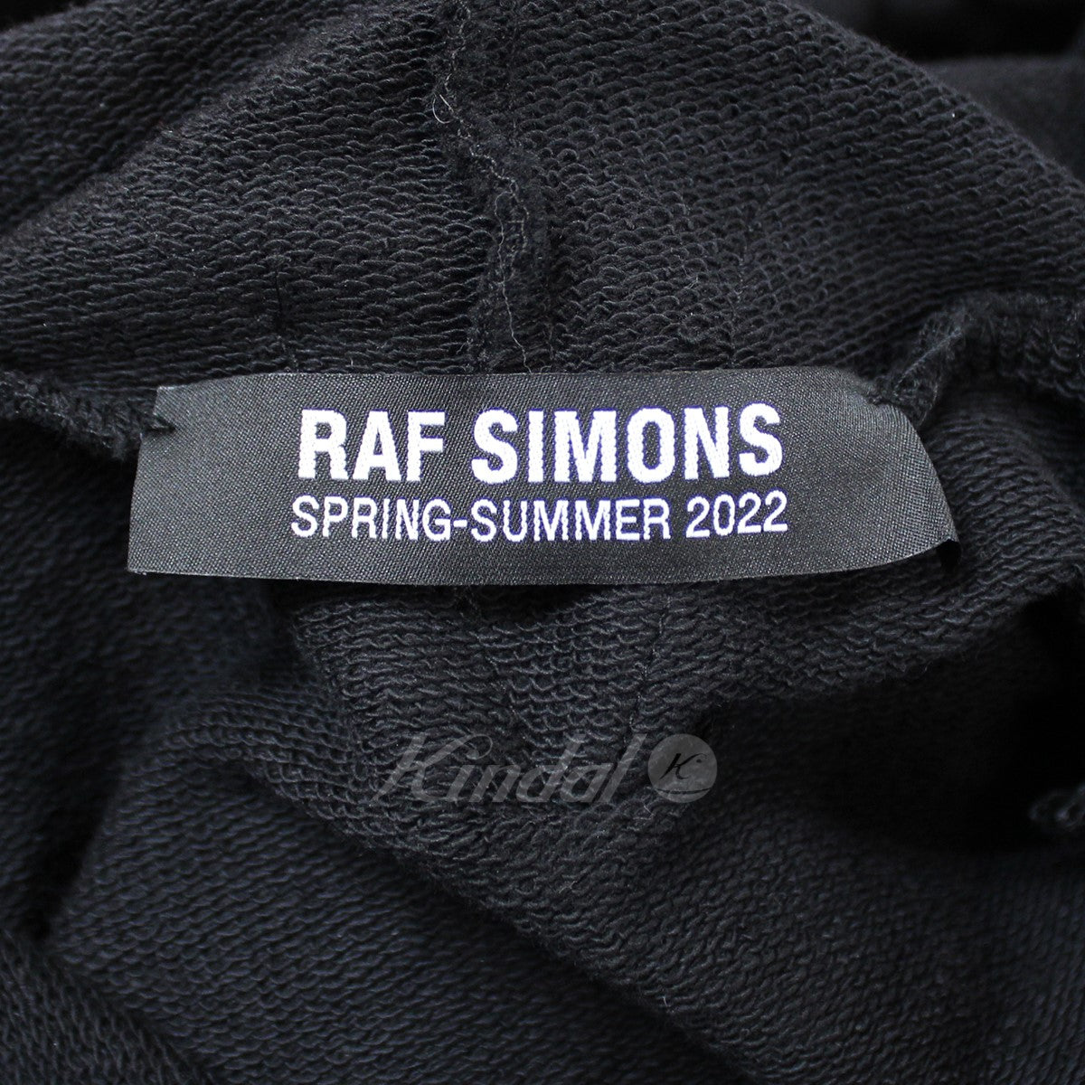 RAF SIMONS(ラフシモンズ) 22SS Hoodie doubled with printed T-shirt ドッキングパーカー