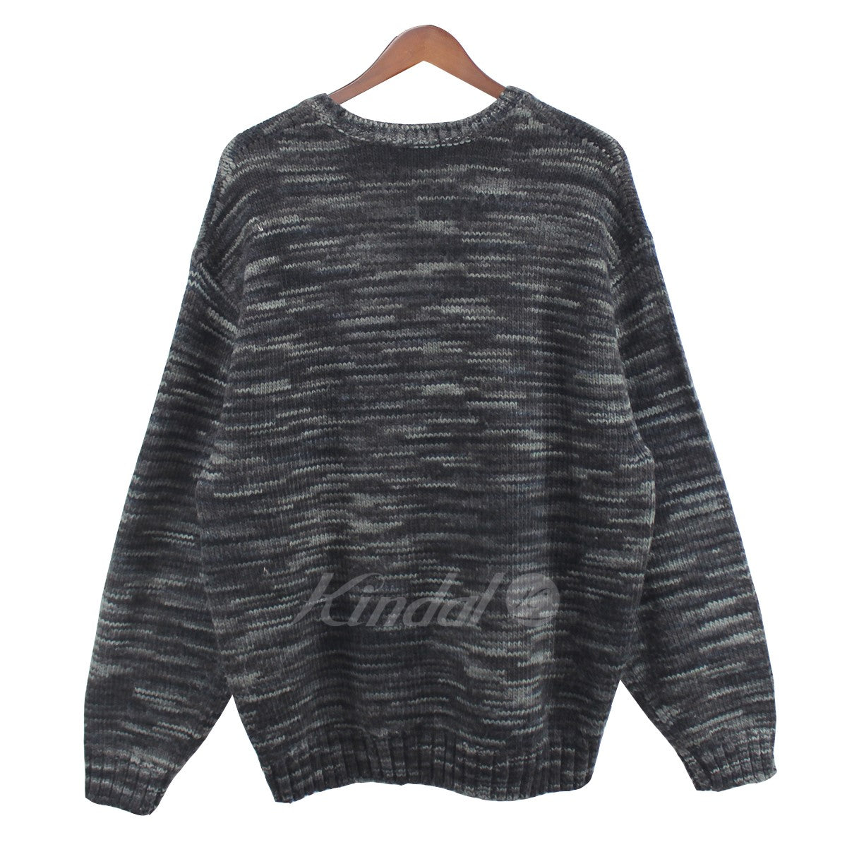 美品 20AW S Supreme Static Sweater 黒 ニットロゴが同色になっております