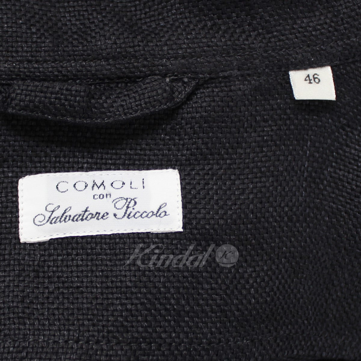 COMOLI(コモリ) 23SS リネン シャツジャケット x01-01022 チャコール ...