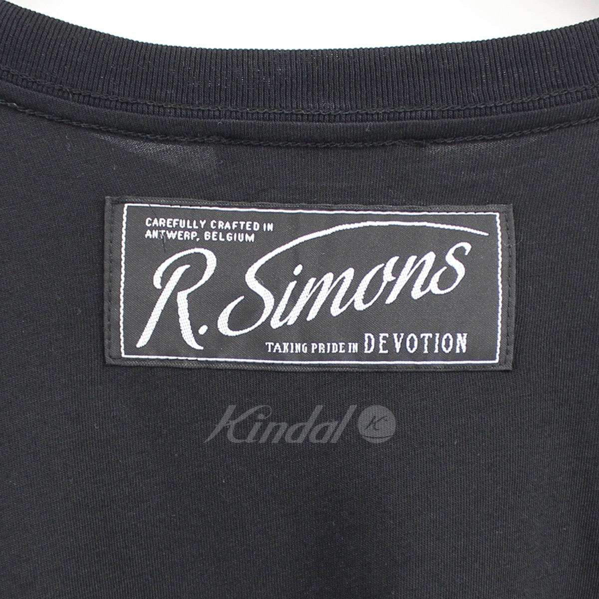 RAF SIMONS(ラフシモンズ) 21AW Extremely Big Gothic T-shirt ゴシックオーバーサイズTシャツ 140  19001-0099 ブラック サイズ 15｜【公式】カインドオルオンライン ブランド古着・中古通販【kindal】