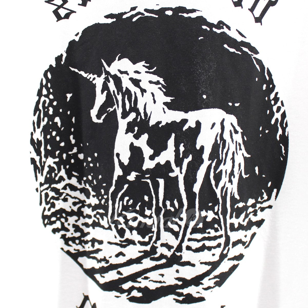 22SS Double Unicorn T-shirt ロゴ ダブル ユニコーン Tシャツ