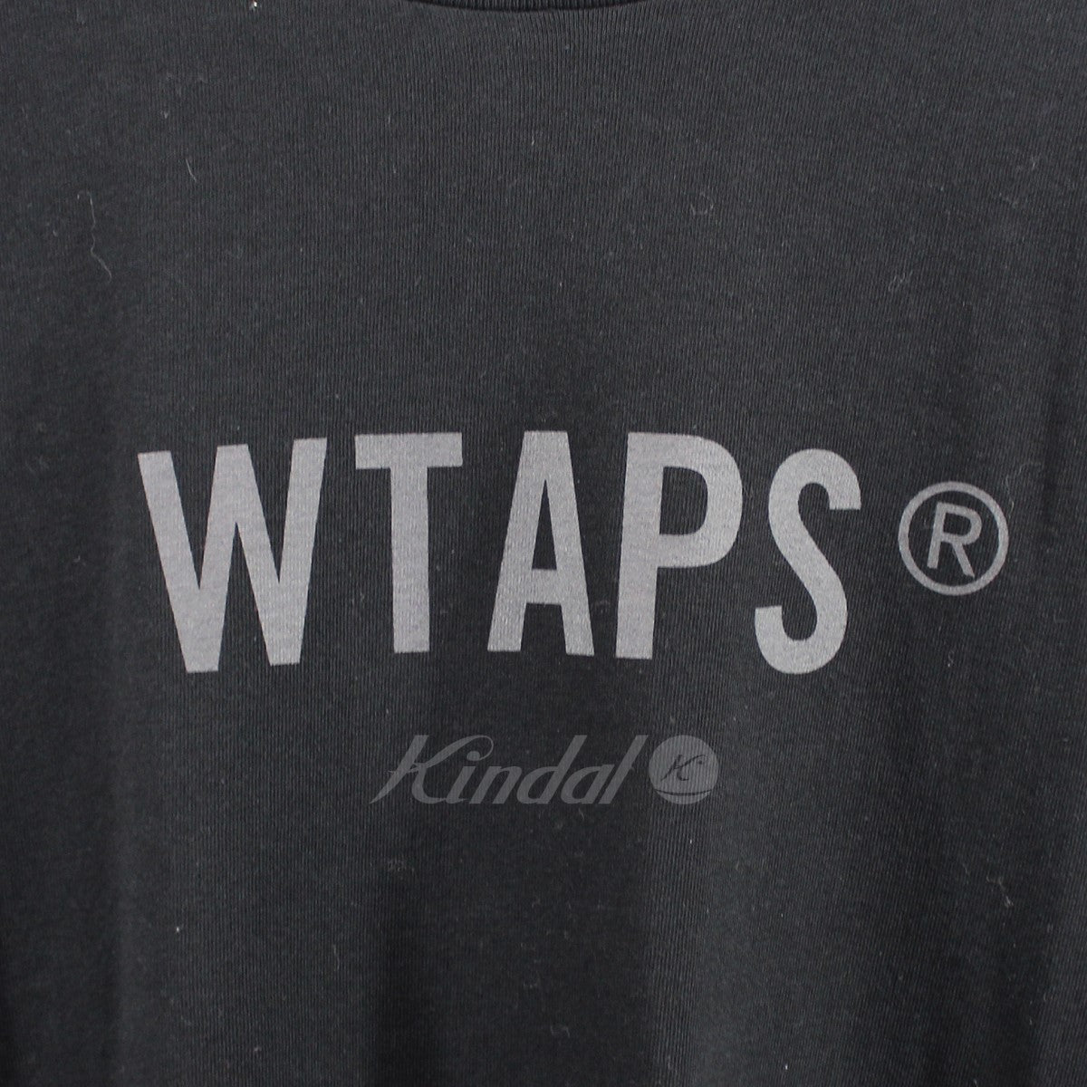 23SS Wtaps Sign ／ SS ／ Cotton Black ロゴ Tシャツ