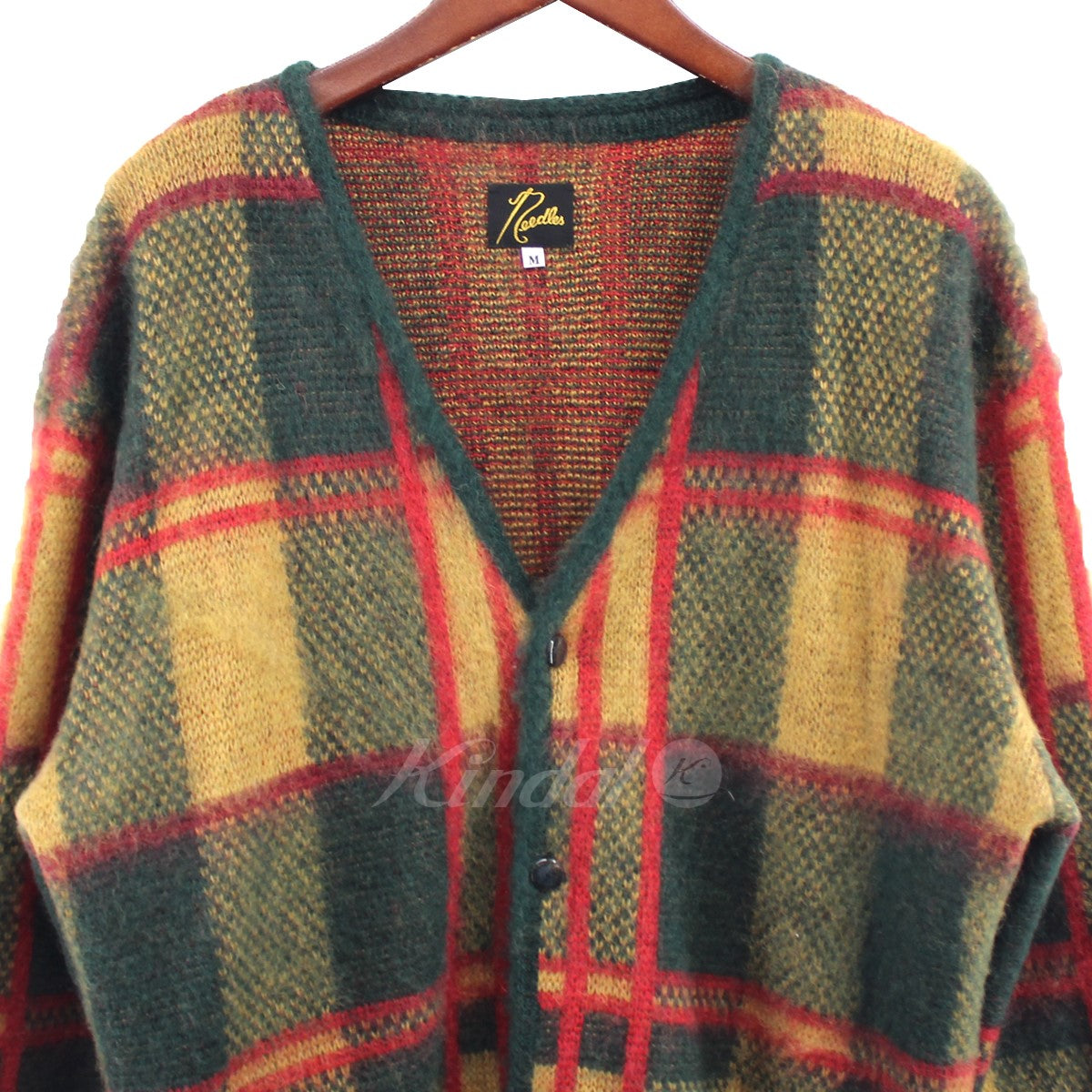 Needles(ニードルス) 22AW Tartan Mohair Cardigan タータン モヘア カーディガン LQ273 マルチカラー サイズ  M｜【公式】カインドオルオンライン ブランド古着・中古通販【kindal】