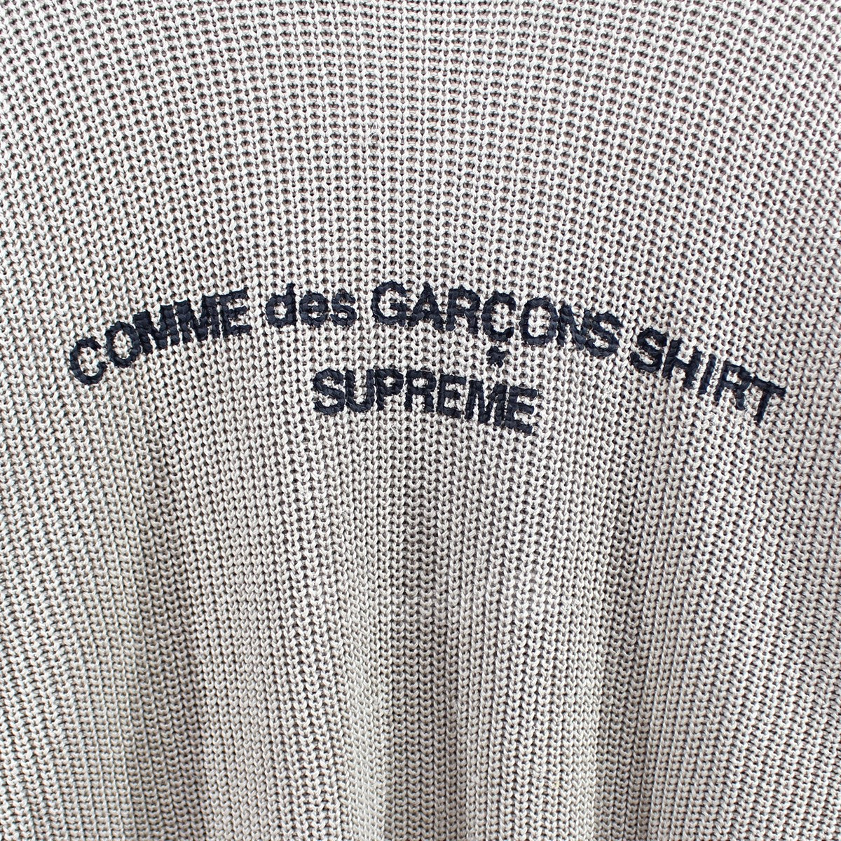 Supreme × COMME des GARCONS SHIRT 18AW Front Logo Sweater フロント ...