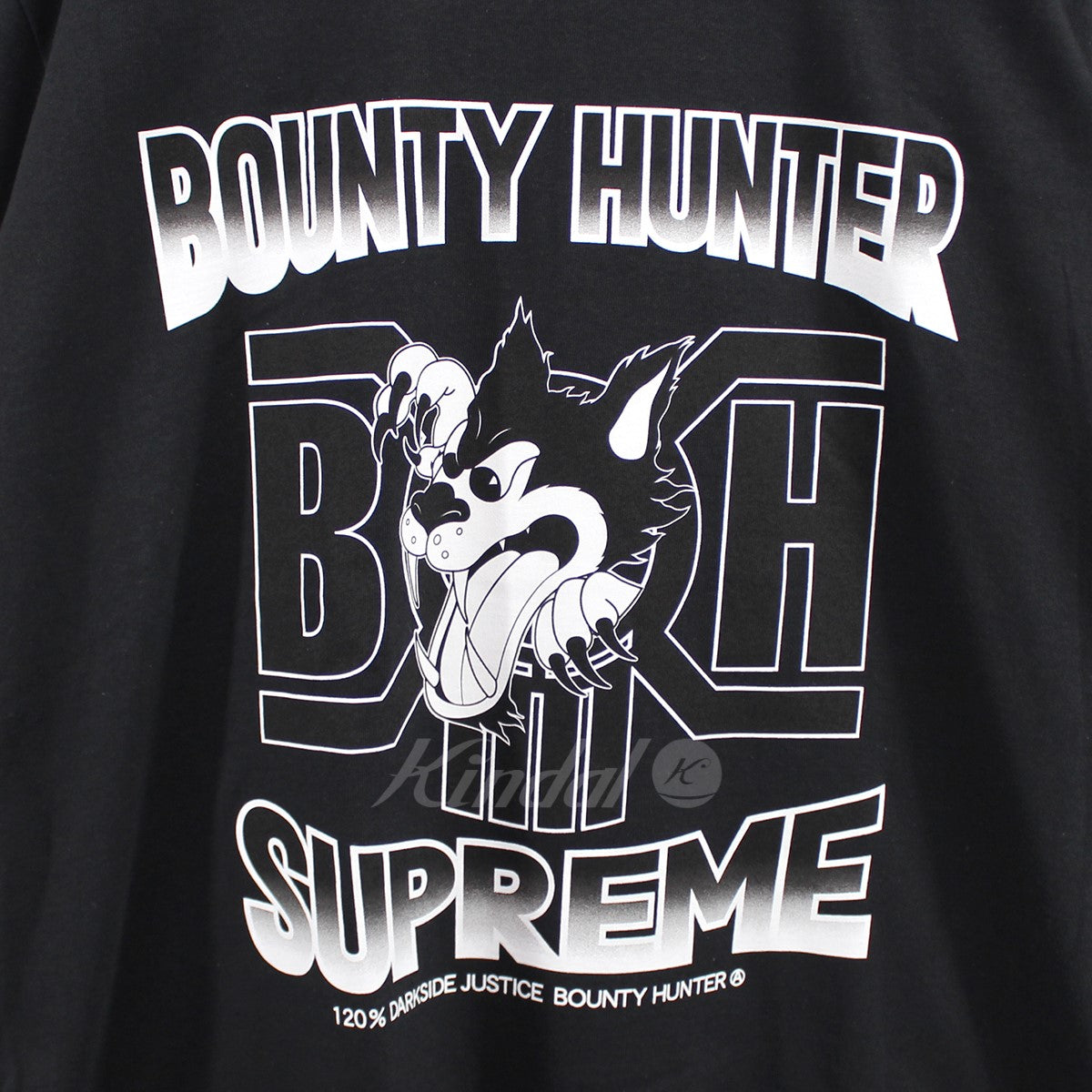SUPREME Bounty Hunter 古着・中古 23AW Wolf Tee コラボ ロゴ ウルフ Tシャツ
