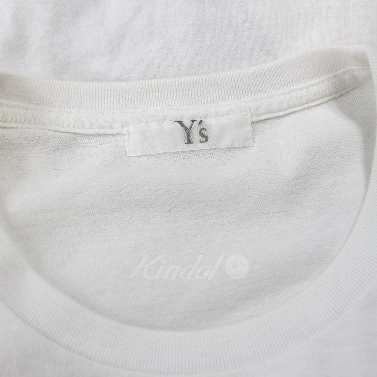 Ys （YOHJI YAMAMOTO）(ワイズ ヨウジヤマモト) ロゴ プリント T