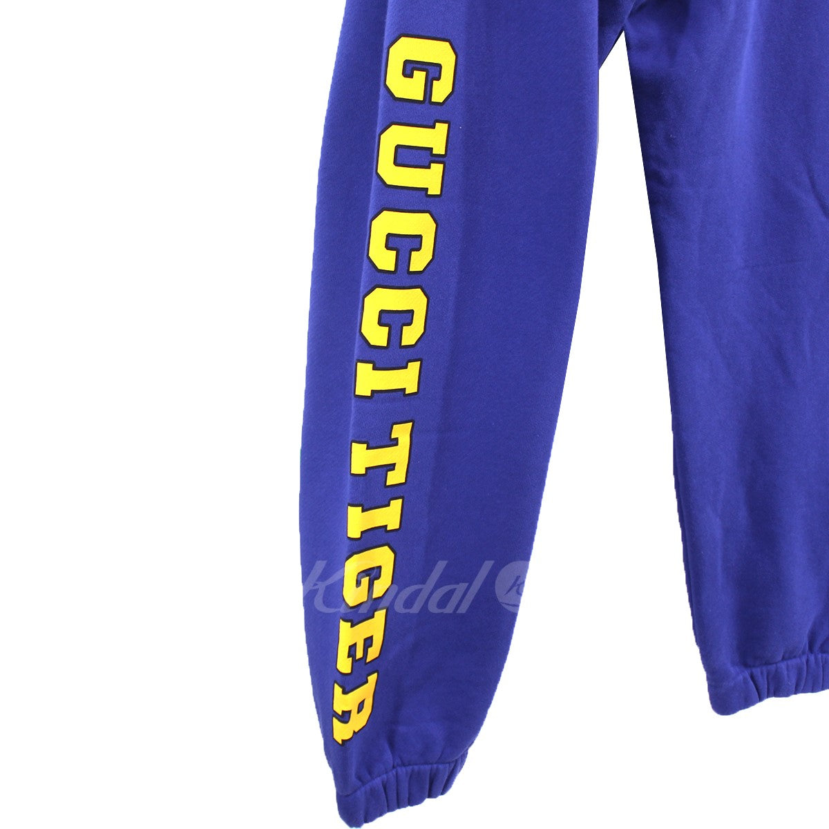 22SS Gucci Tiger cotton jogging pant in blue パンツ