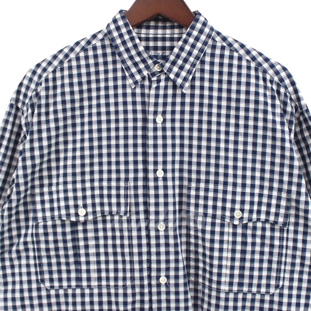 Porter Classic(ポータークラシック) ROLL UP GINGHAM CHECK SHIRT 