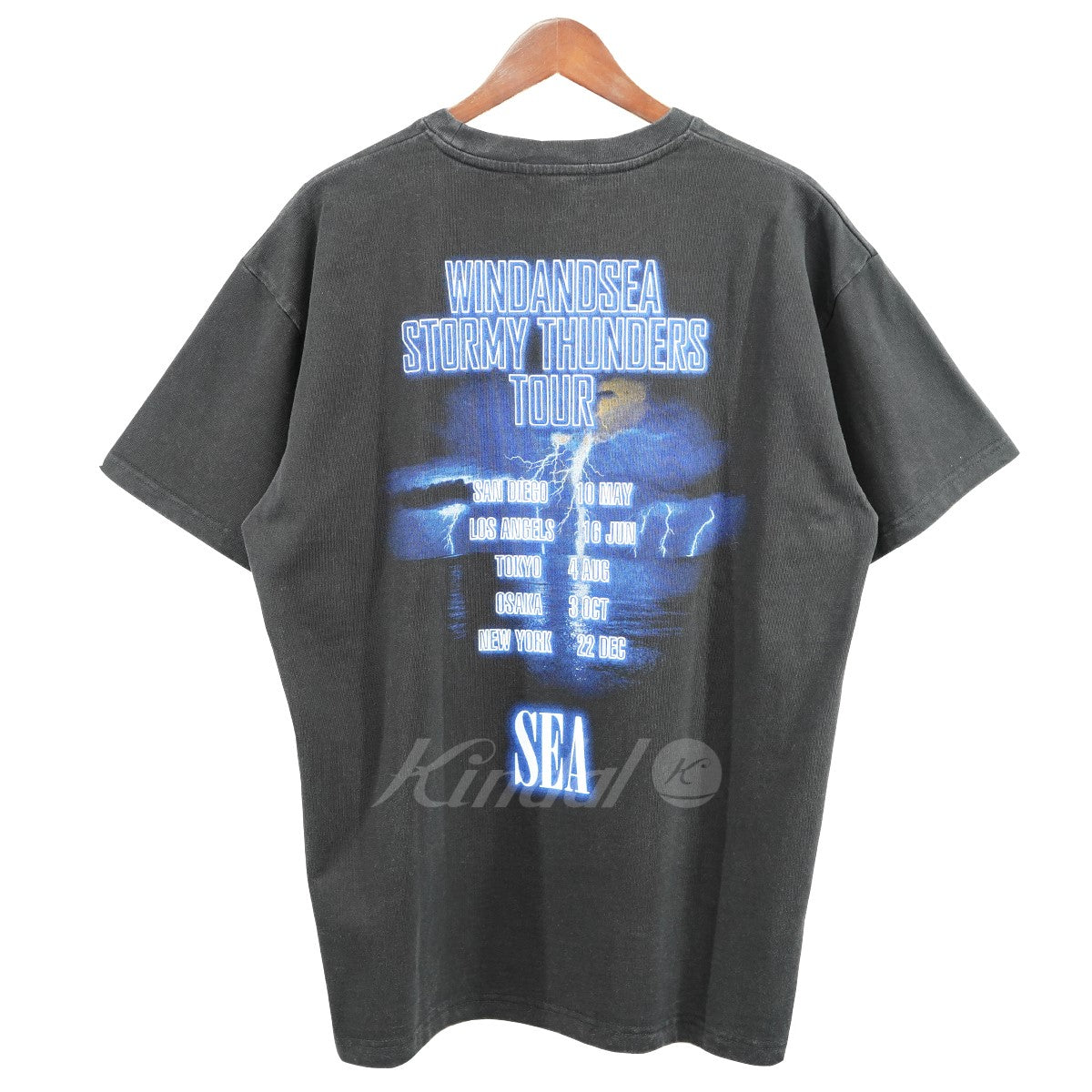 WIND AND SEA(ウィンドアンドシー) 23AW Metal Tee メタル ロゴ ツアー