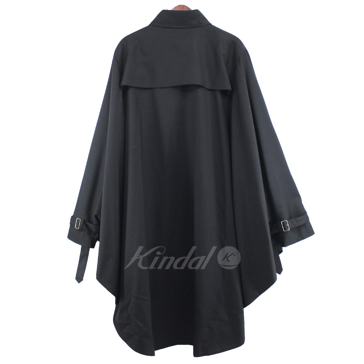 Ground Y (Yohji Yamamoto) 21AW T／W gabardine Big cape cloak