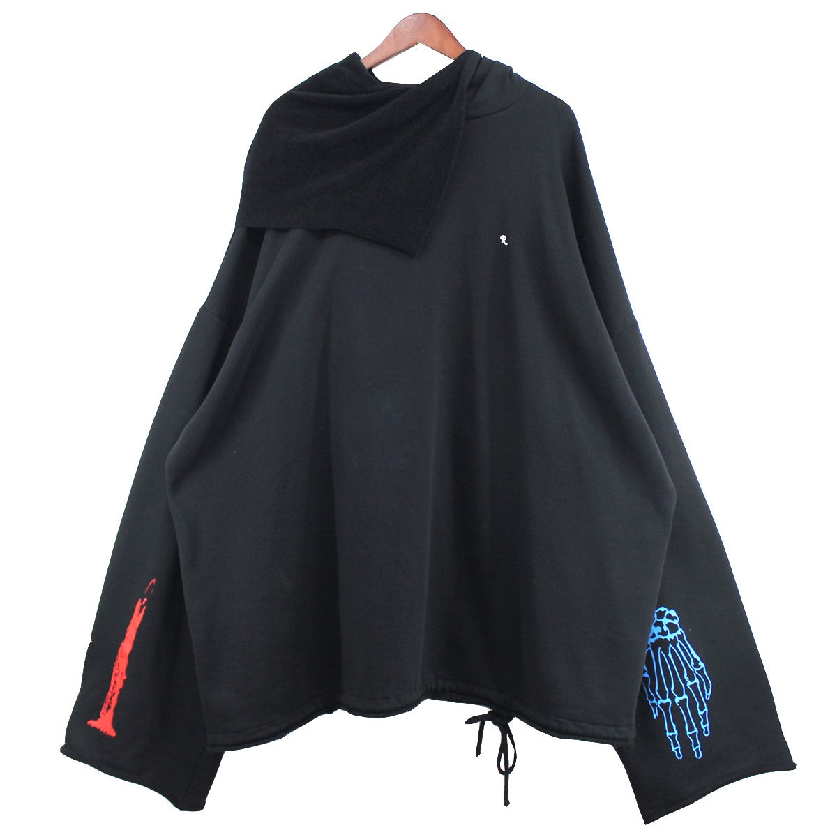 RAF SIMONS 古着・中古 21AW OVERSIZED PRINTED SCARF HOODIE オーバーサイズ パーカー