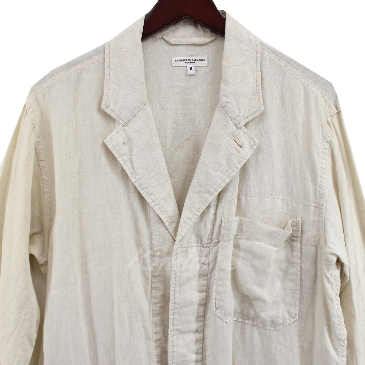 Engineered Garments(エンジニアードガーメンツ) Shop Coat Linen Handkerchief リネン ショップコート