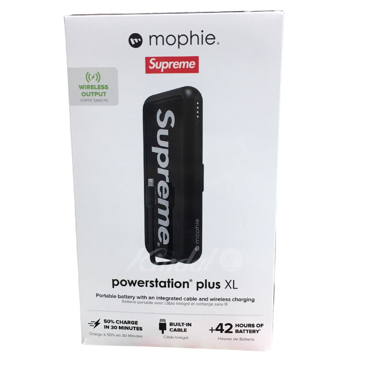 SUPREME(シュプリーム) 21SS mophie powerstation Plus XL ロゴ モバイル バッテリー