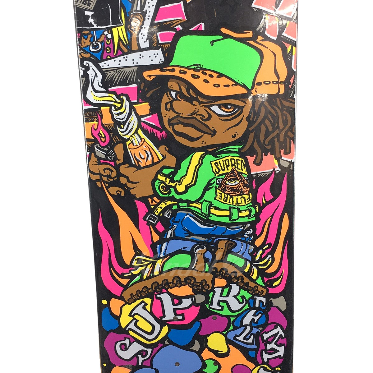 SUPREME(シュプリーム) 19SS Molotov Kid Skateboard モロトフキッド ロゴ スケボー  ブラック×マルチカラー｜【公式】カインドオルオンライン ブランド古着・中古通販【kindal】