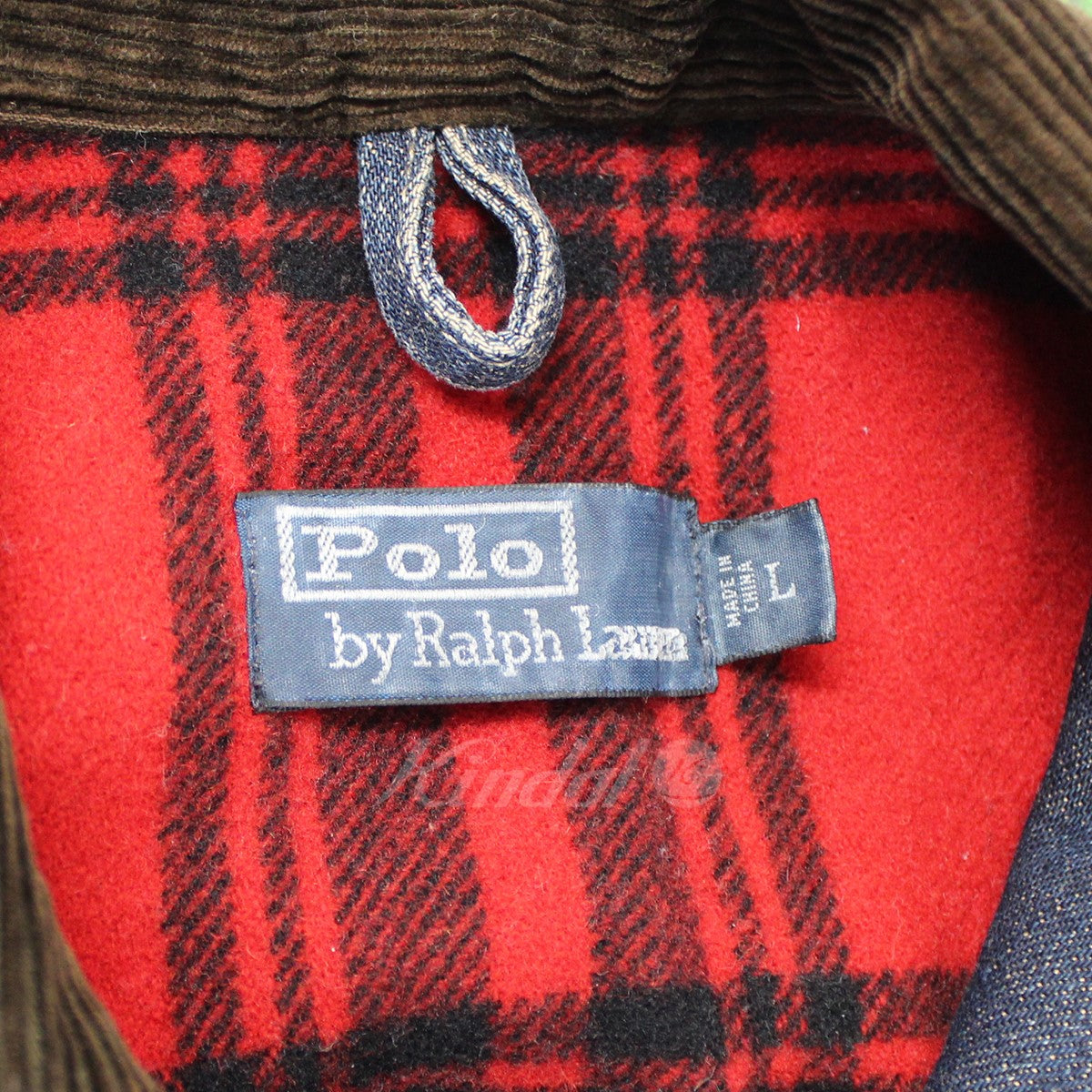 POLO RALPH LAUREN(ポロラルフローレン) バッファロー チェック柄 ブランケット 加工 デニムジャケット 660107142  インディゴ サイズ L｜【公式】カインドオルオンライン ブランド古着・中古通販【kindal】