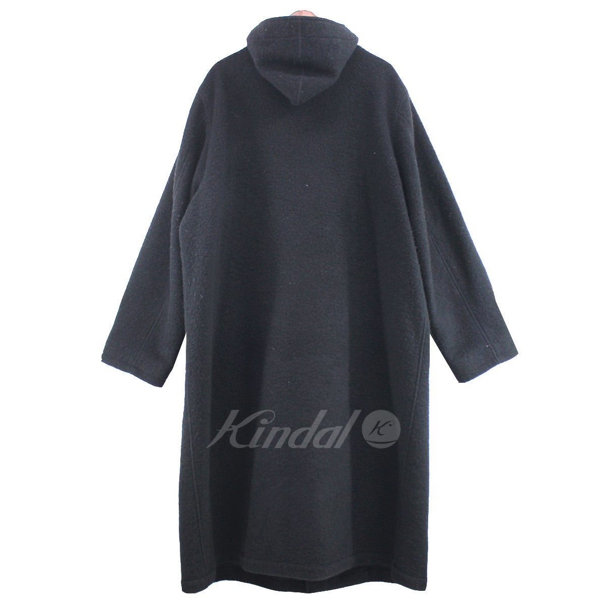 YOHJI YAMAMOTO pour homme(ヨウジヤマモトプールオム) 21AW W／PE SHRINK HOODED FASTENER  COAT フードコート HX-C07-125 ブラック サイズ 1｜【公式】カインドオルオンライン ブランド古着・中古通販【kindal】