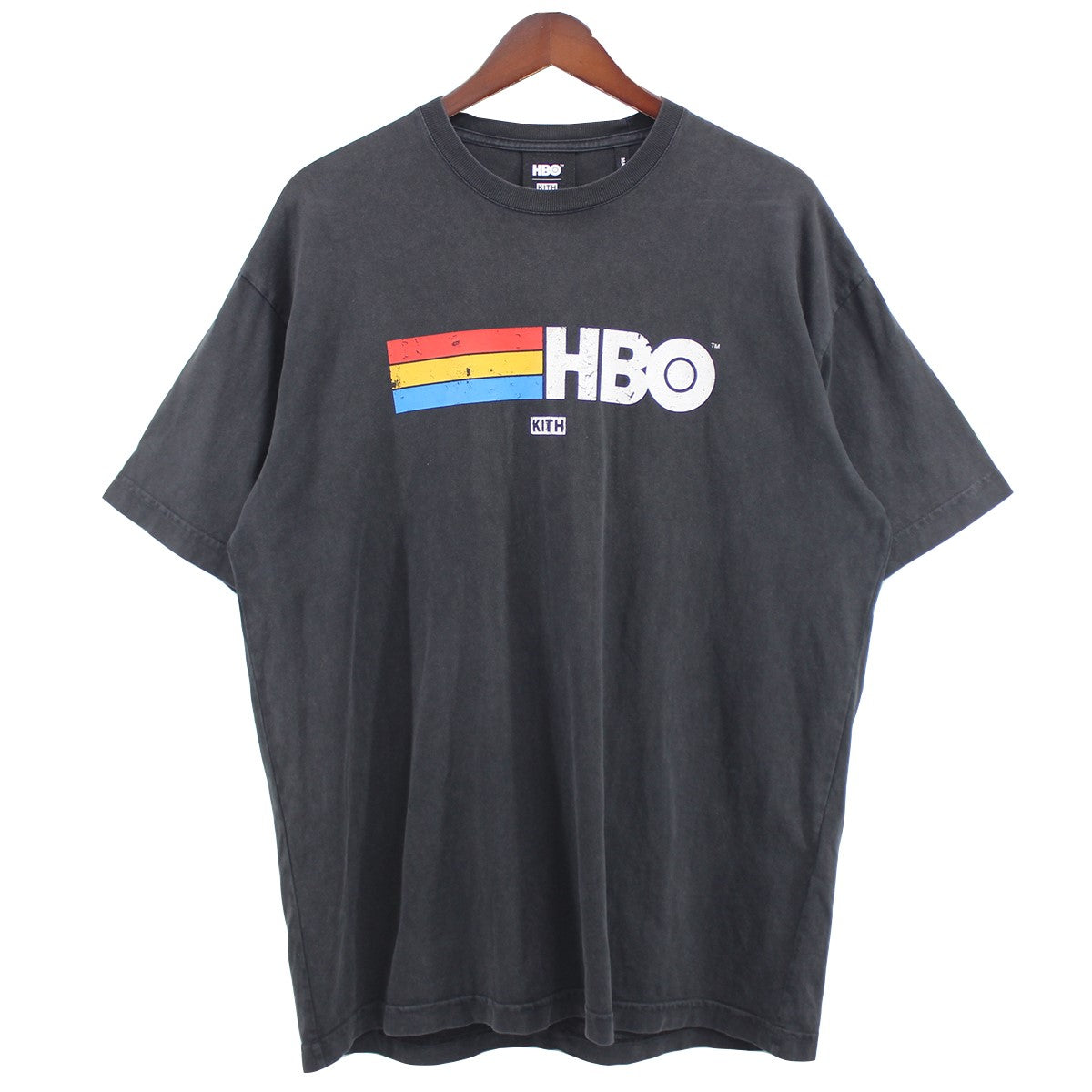 KITH(キス) 21SS HBO Rainbow Logo Vintage Tee ロゴ Tシャツ ブラック ...