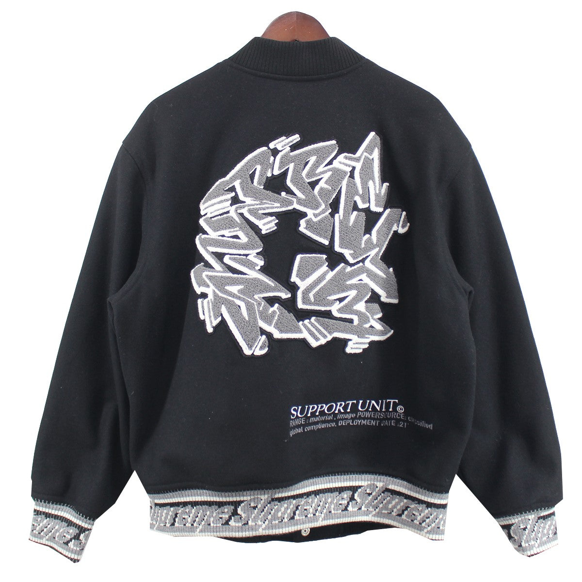 21AW Support Unit Varsity Jacket ロゴ サポート スタジャン