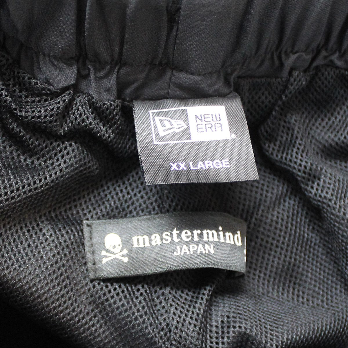 mastermind japan NEW ERA 古着・中古 23SS Track Pants Black x Black ロゴ スカル トラックパンツ