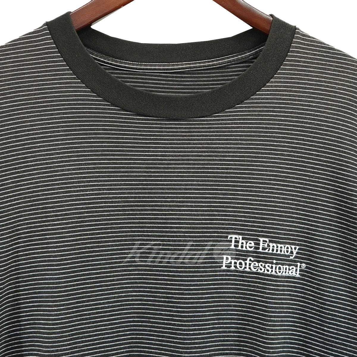 The Ennoy Professional(エンノイプロフェッショナル) 20SS ロゴ ボーダーTシャツ