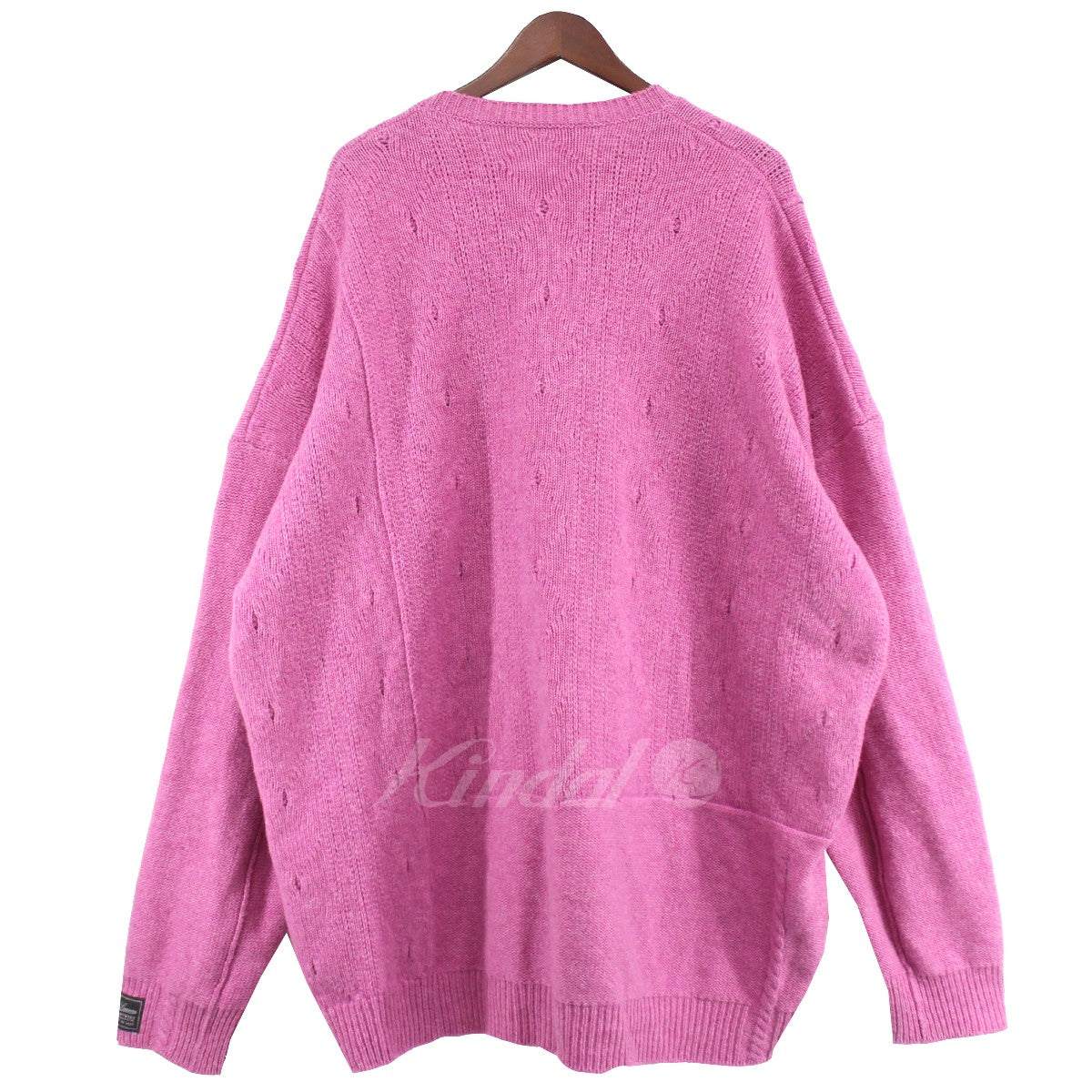 RAF SIMONS 古着・中古 22AW Loose fit braid reller roundneck sweater ニット