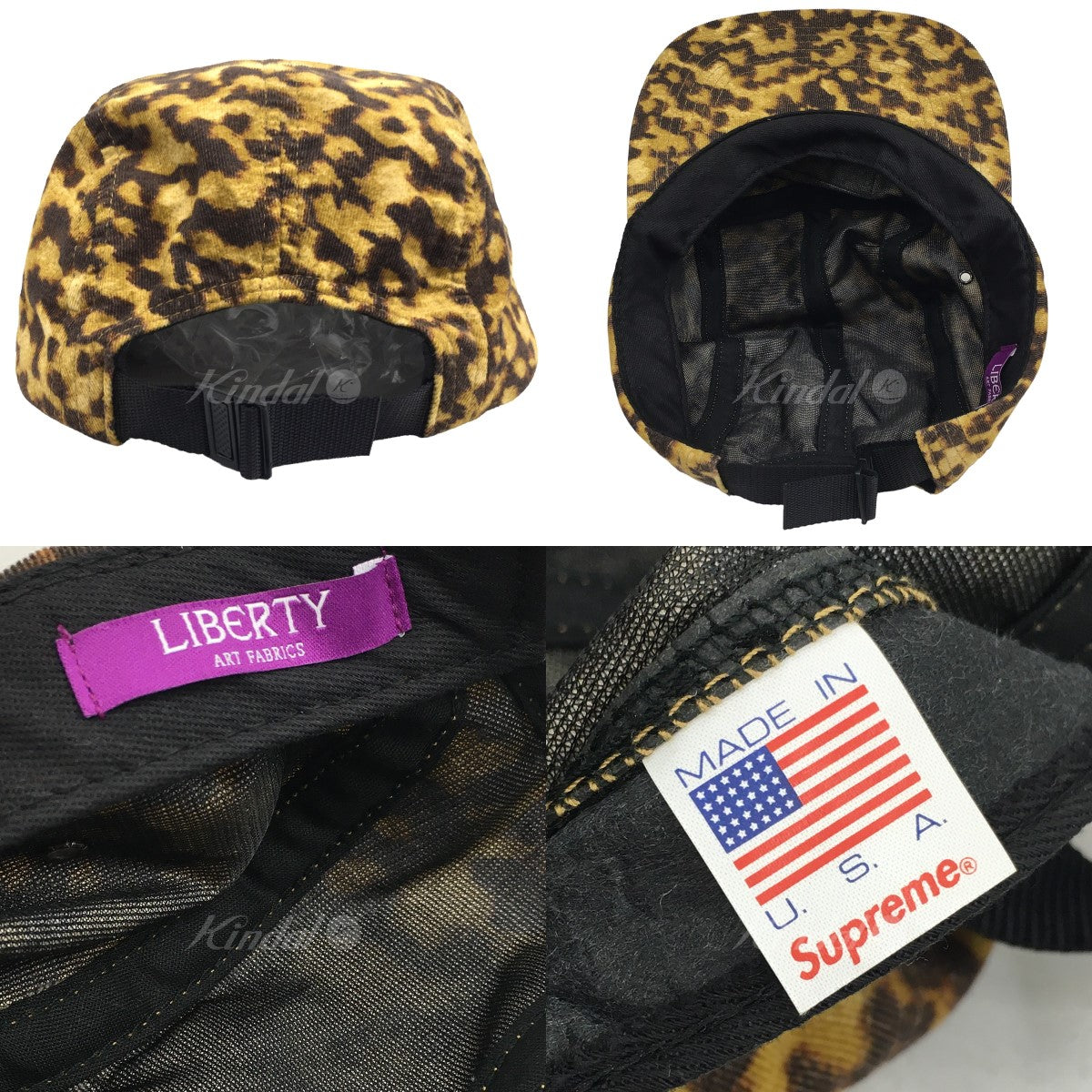 SUPREME(シュプリーム) 14AW Liberty Cord Camp Cap リバティ ロゴ 