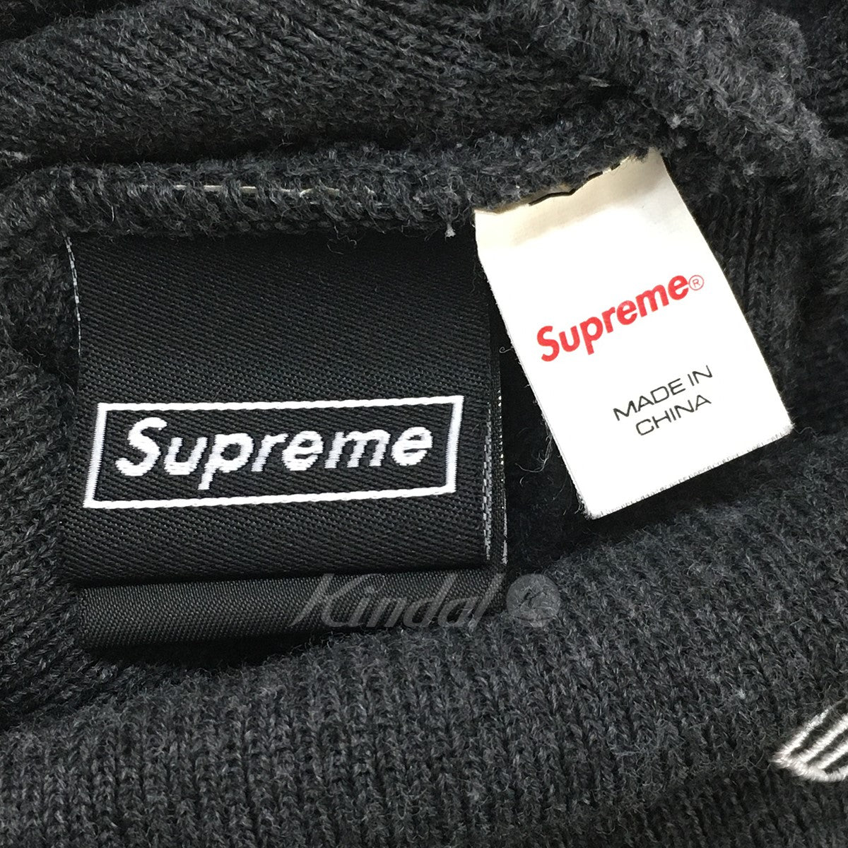 Supreme NEW ERA(シュプリーム ニューエラ) 21AW Box Logo Beanie ボックスロゴ ビーニー ニットキャップ  チャコールグレー｜【公式】カインドオルオンライン ブランド古着・中古通販【kindal】