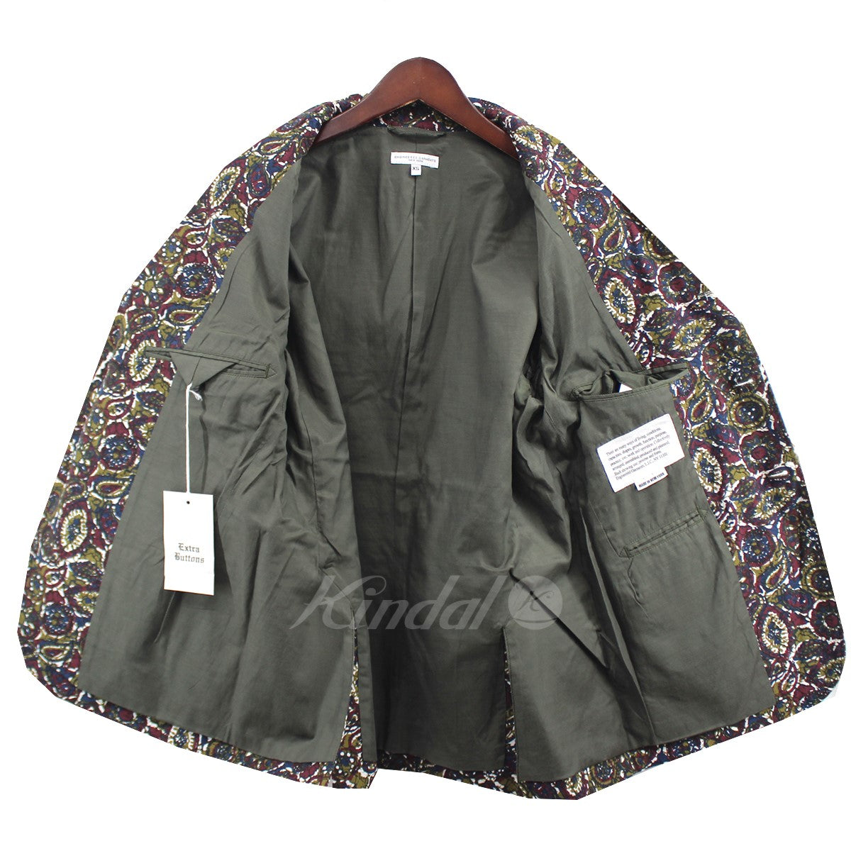 Engineered Garments(エンジニアードガーメンツ) 23SS Loiter Jacket Cotton Batik Olive  ロイタージャケット