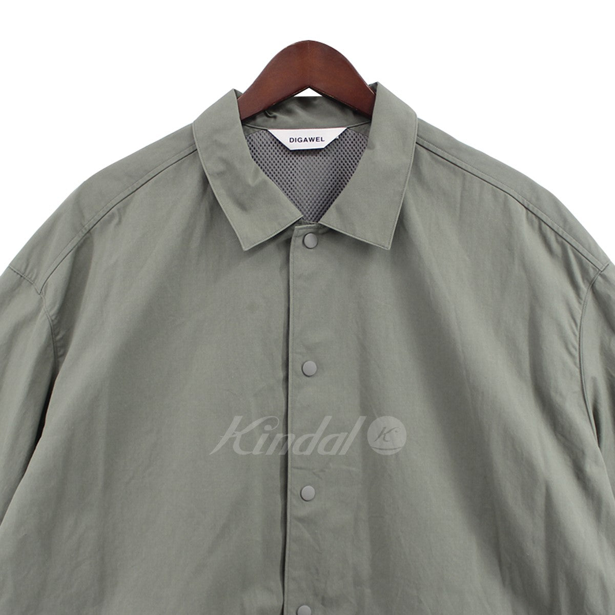 DIGAWEL(ディガウェル) 22SS Coach S／S Shirt jacket コーチ 半袖 