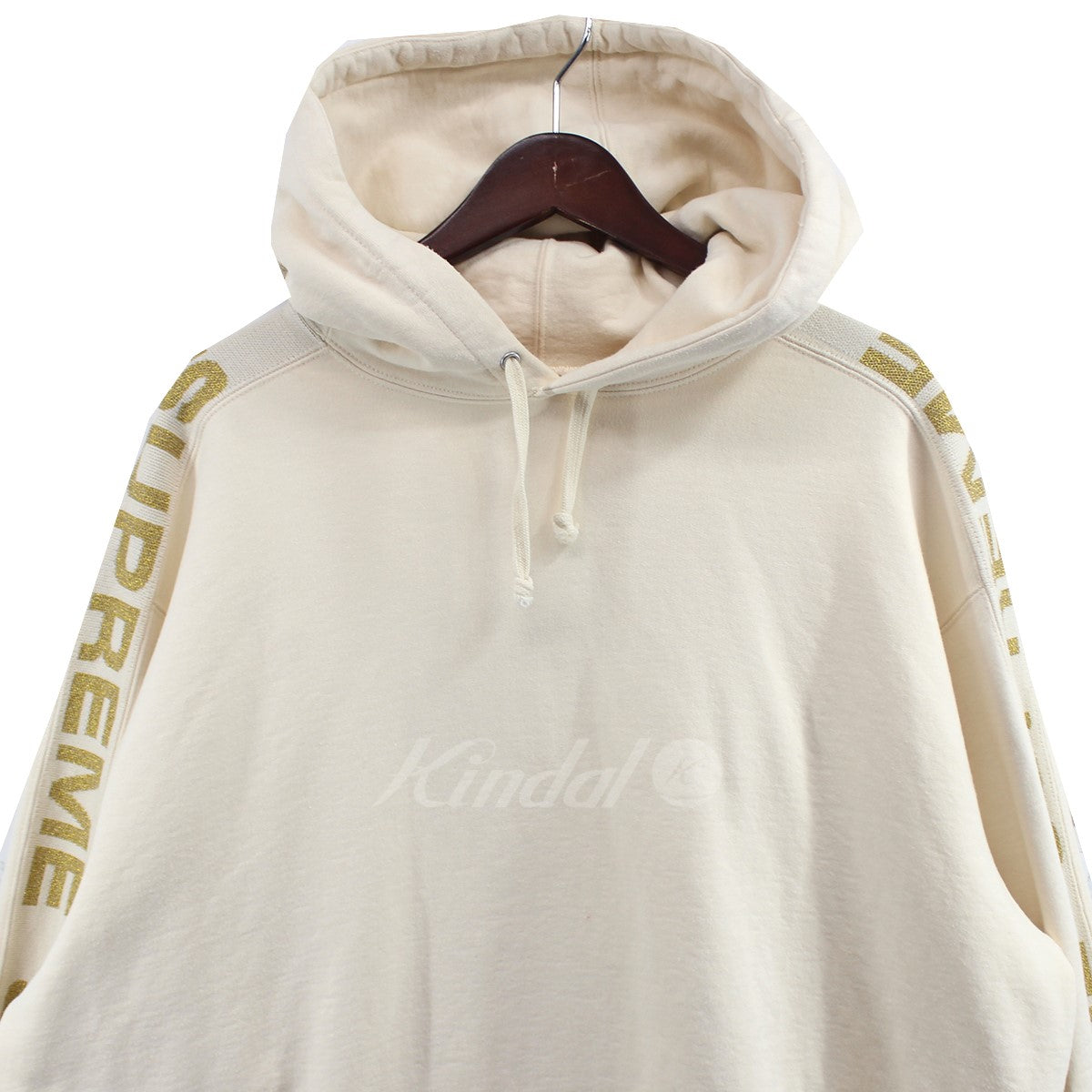 20SS Metallic Rib Hooded Sweatshirt メタリック ロゴ パーカー