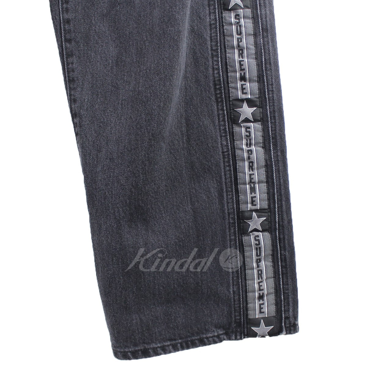 SUPREME(シュプリーム) 23AW Snap-Off Baggy Jean Washed Black