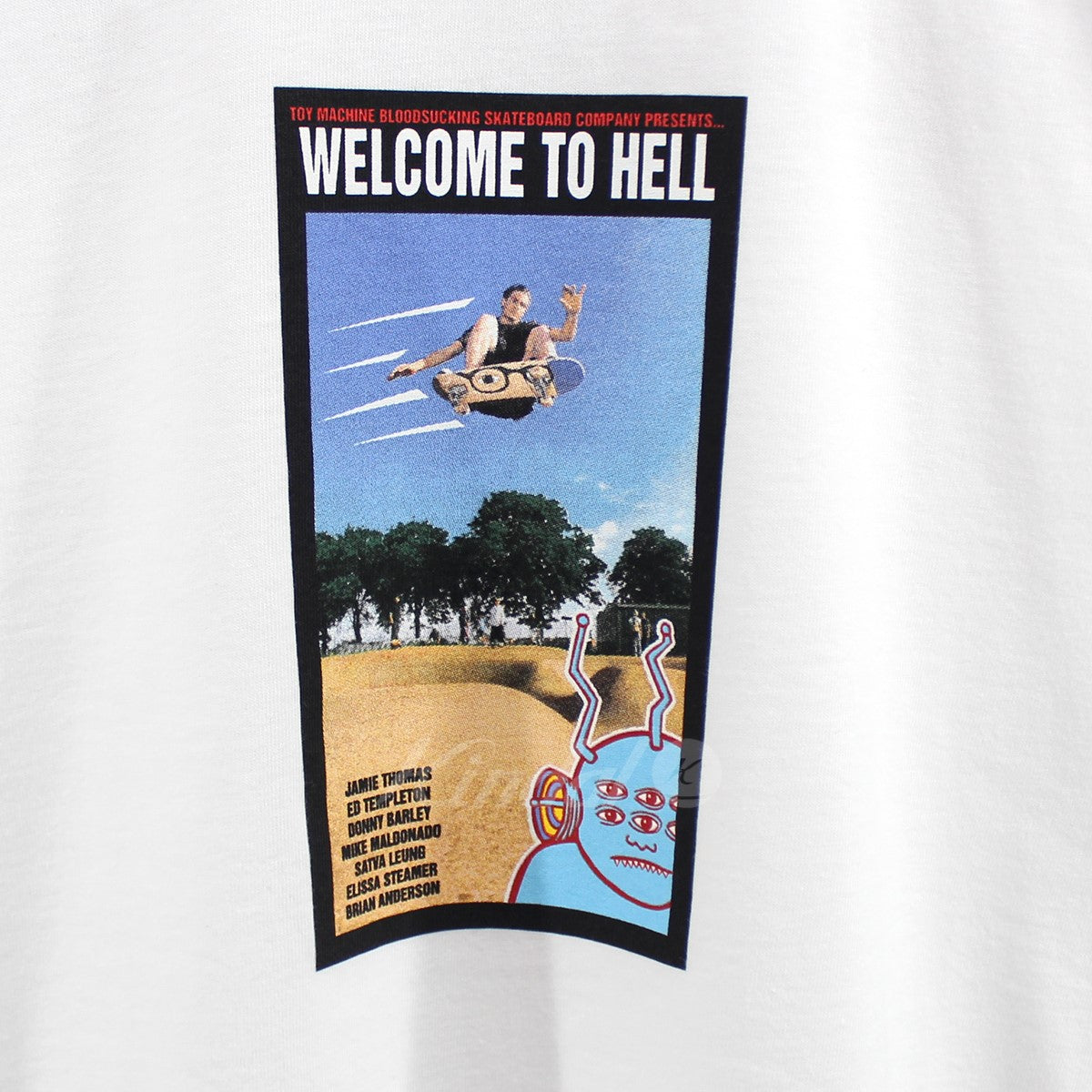 24SS Toy Machine Welcome To Hell Tee トイマシーン Ｔシャツ