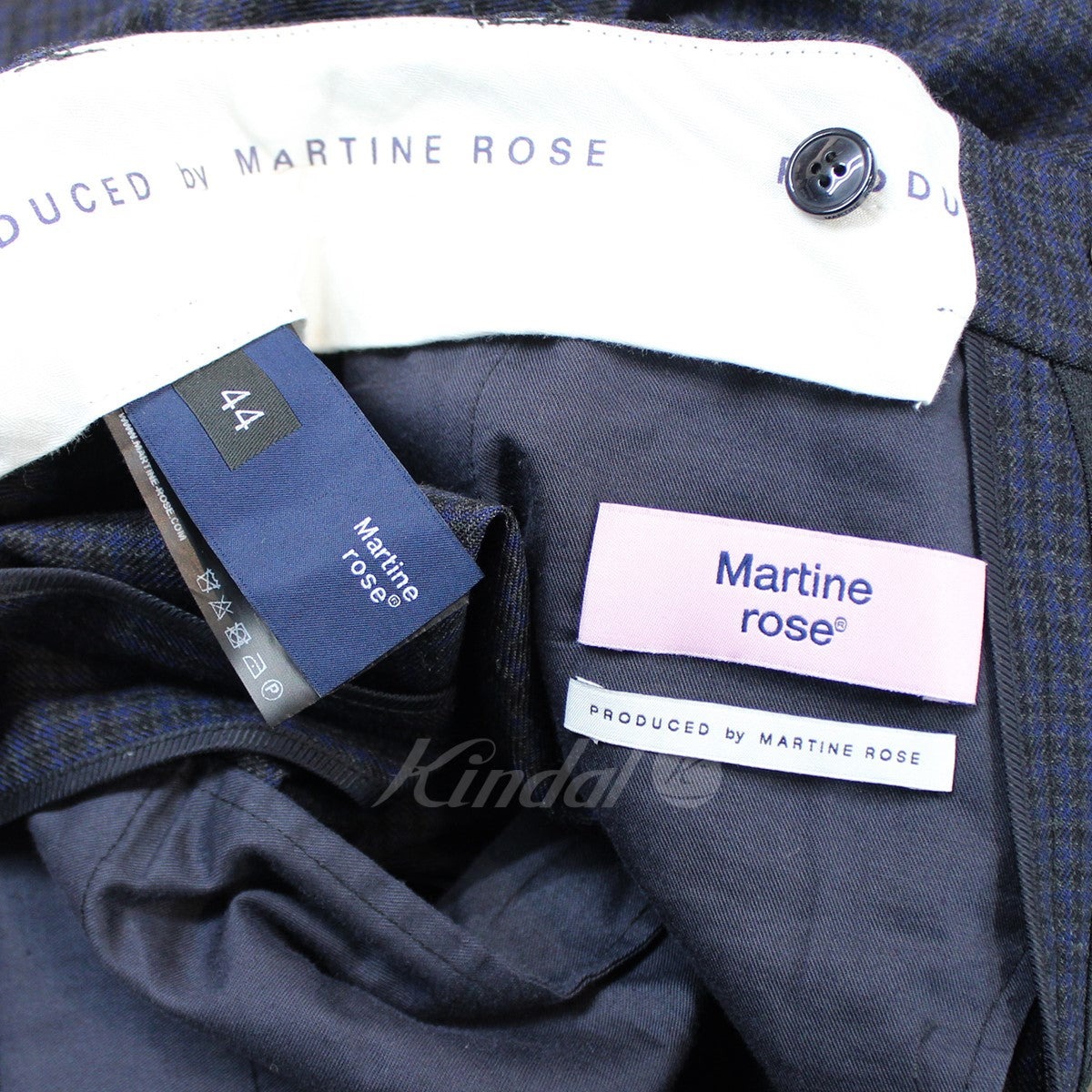 Martine Rose(マーティンローズ) ハイブリッド パンツ チェック ...